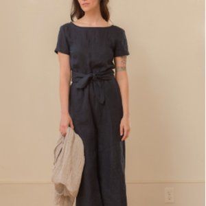 The Maybe Collection Linen Jumpsuit
